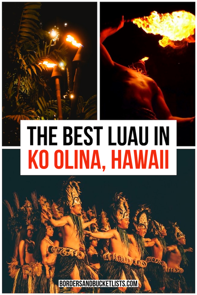 Ko Olina, Oahu, Hawaii is a beautiful tourist hub set on four picturesque lagoons -- and it's jam-packed with different luau to choose from. From Disney's Ka Wa'a Luau at the Aulani to the famous Paradise Cove Luau, you're sure to have an incredible evening luau experience on your Hawaii vacation. #hawaii #koolina #luau